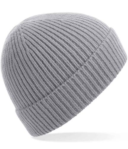 Beechfield Engineered Knit Ribbed Beanie - LGR - ONE